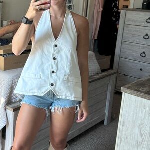 Lioness White Halter Top